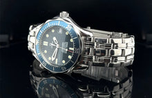Lade das Bild in den Galerie-Viewer, Omega Seamaster 36 mm Automatik – Blaues Zifferblatt & Lünette