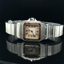 Lade das Bild in den Galerie-Viewer, CARTIER Santos -Edelstahl / Gold * 24mm * Quartz