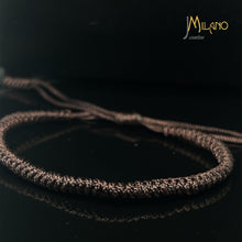 Lade das Bild in den Galerie-Viewer, Geflochtener Kugelarmband 2 Satz Tigerauge-braun Perlenarmband