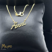 Lade das Bild in den Galerie-Viewer, Individuelle 585er Gold Namenskette - Elegante Schriftart