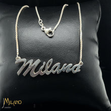 Lade das Bild in den Galerie-Viewer, Individuelle 925er Silber Namenskette - Elegante Schriftart