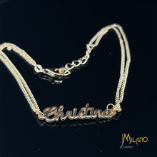Lade das Bild in den Galerie-Viewer, Individuelle 585er Gold Namensarmband - Elegante Schriftart