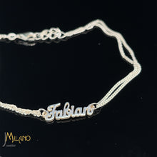 Lade das Bild in den Galerie-Viewer, Individuelle 585er Gold Namensarmband - Elegante Schriftart