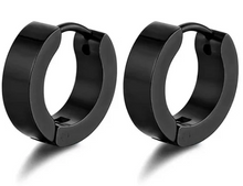 Lade das Bild in den Galerie-Viewer, Unisex Creolen in Edelstahl