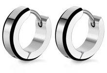 Lade das Bild in den Galerie-Viewer, Unisex Creolen in Edelstahl