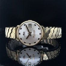 Lade das Bild in den Galerie-Viewer, Mido Chronometer 36mm – 750 Gold Gehäuse & 585 Gold Armband – Vintage Automatic