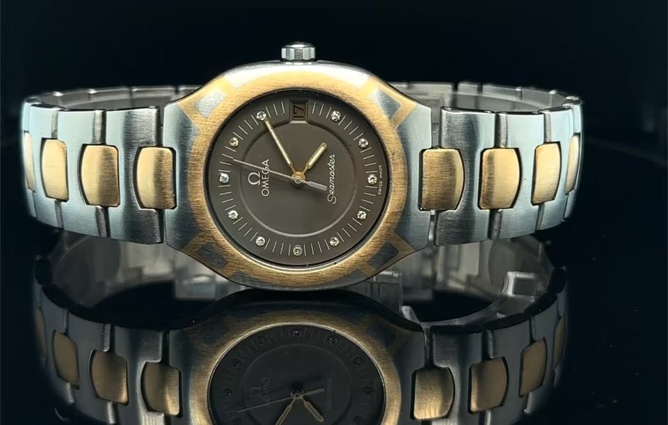 Omega Seamaster Polaris Quarz 1990 – Stahl/Gold 18K