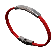 Lade das Bild in den Galerie-Viewer, Handgemachte Platten-Armbänder | Personalisierte 3D Edelstahl-Armband + kostenlose Gravur