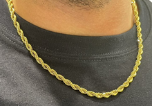 Lade das Bild in den Galerie-Viewer, Herrenkette | Halskette Seil form in Edelstahl