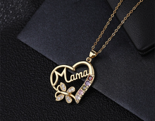 Lade das Bild in den Galerie-Viewer, Mama| Edelstahl Herz Anhänger + Kette