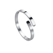 Lade das Bild in den Galerie-Viewer, Edelstahl Damenring verstellbar | Personalisierte 3D Edelstahl-Ring + kostenlose Gravur