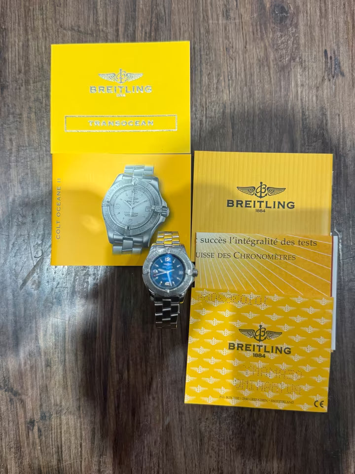 Originale Breitling Papiere Ref A77380 Fullset