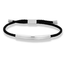 Lade das Bild in den Galerie-Viewer, Geflochtenes Plattenarmband mit Gravur | Verstellbares Edelstahl-Armband für Damen