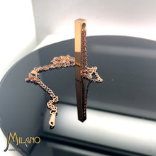 Lade das Bild in den Galerie-Viewer, Baren Anhänger | Personalisierte 3D Säulen Edelstahl-Anhänger mit Kette + kostenlose Gravur