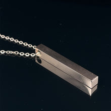 Lade das Bild in den Galerie-Viewer, Baren Anhänger | Personalisierte 3D Säulen Edelstahl-Anhänger mit Kette + kostenlose Gravur