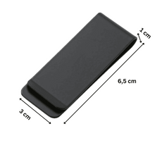 Lade das Bild in den Galerie-Viewer, Edelstahl Geldklammer vergoldet / stahl-matt / schwarz-matt + (kostenlose) Gravur