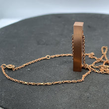 Lade das Bild in den Galerie-Viewer, Kostenlose Gravur + Anhänger | 3D Säulen Silber-Anhänger (Baren) mit Kette in Matt-Optik