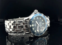Lade das Bild in den Galerie-Viewer, Omega Seamaster 36 mm Automatik – Blaues Zifferblatt &amp; Lünette
