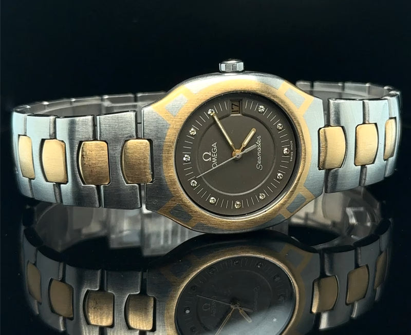 Omega Seamaster Polaris Quarz 1990 – Stahl/Gold 18K