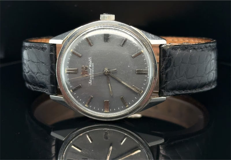 IWC Vintage 34 mm Automatik | Grau Zifferblatt 1970s