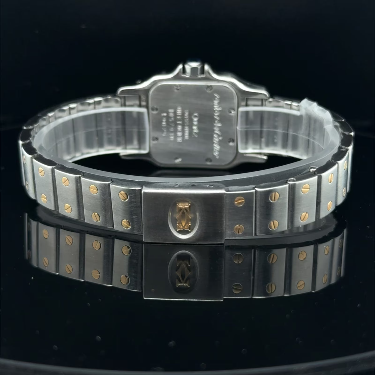CARTIER Santos -Edelstahl / Gold * 24mm * Quartz