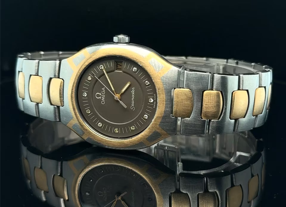 Omega Seamaster Polaris Quarz 1990 – Stahl/Gold 18K