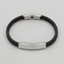 Lade das Bild in den Galerie-Viewer, Handgemachte Platten-Armbänder  | Personalisierte 3D Edelstahl-Armband  + kostenlose Gravur
