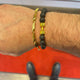 Herrenschmuck | Gliederarmband (Edelstahl) in Schwarz/Silber/Vergoldet Farben