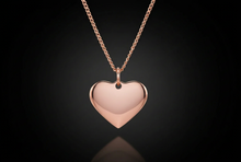 Lade das Bild in den Galerie-Viewer, Herz Zirkonia Rückseite Rosegold