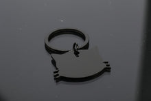 Lade das Bild in den Galerie-Viewer, Katzen-Schlüsselanhänger aus Edelstahl mit Gravur – Eleganter Charm