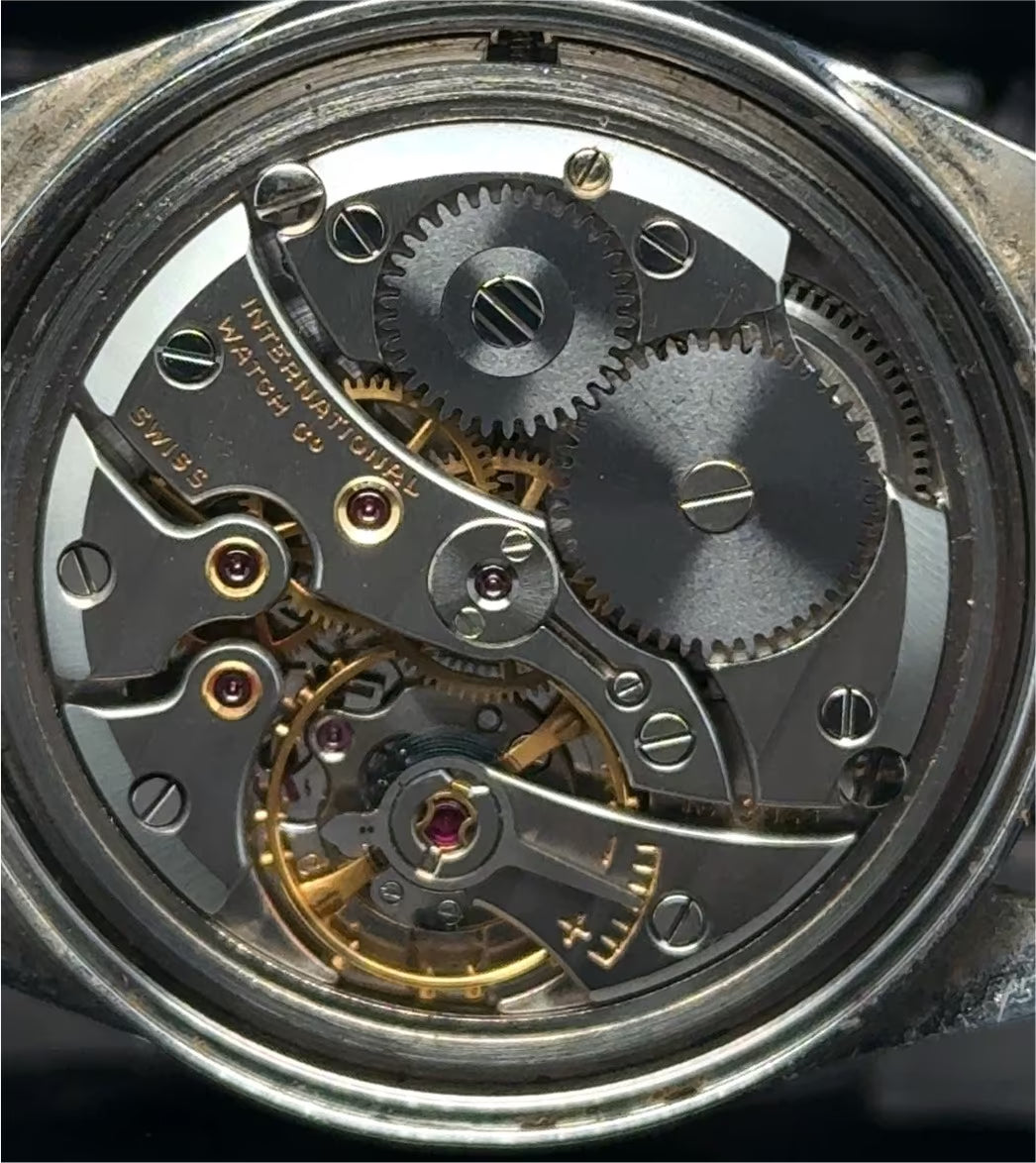 IWC Vintage 34 mm Automatik | Grau Zifferblatt 1970s