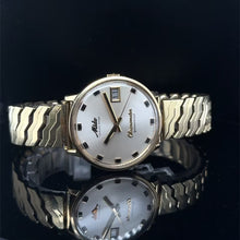 Lade das Bild in den Galerie-Viewer, Mido Chronometer 36mm – 750 Gold Gehäuse &amp; 585 Gold Armband – Vintage Automatic
