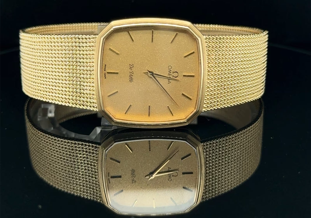 Omega De Ville 34 mm Quarz 585 Gold Quarz