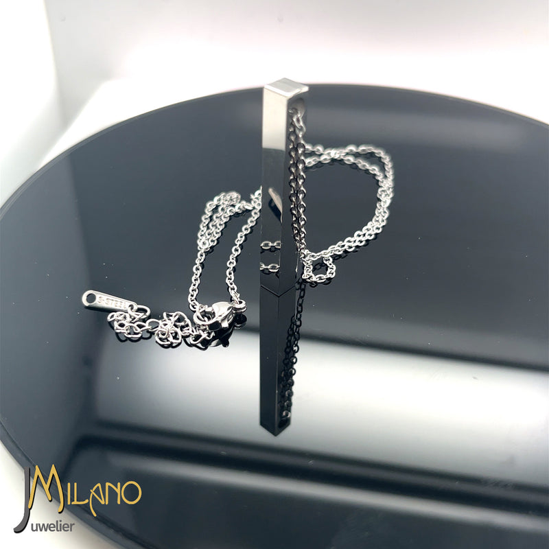 3D Gravur Baren Anhänger aus Edelstahl inkl. Kette - mit Gravur